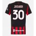 AC Milan Ardon Jashari #30 Hjemmedrakt Dame 2025-26 Kortermet